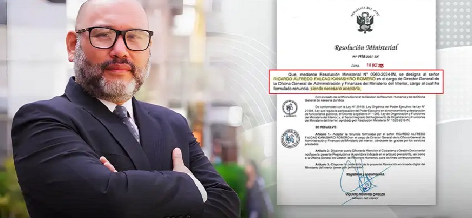 Jefe de compras del Mininter renunció por escándalo de contrataciones