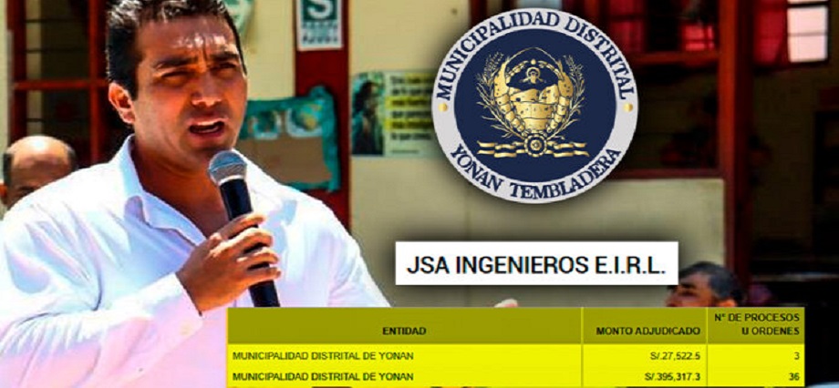 JSA Ingenieros es una de las empresas favoritas de la gestión de Juan Córdova en el municipio de Yonán
