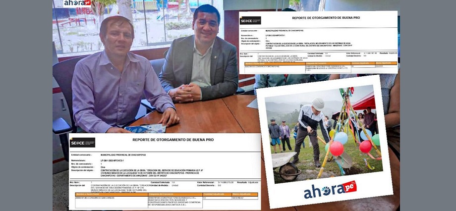 MPCH entrega obras por más de s/ 30 millones al hermano del Decano del Colegio de Ingenieros