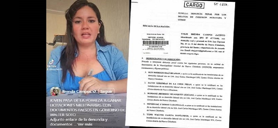 Nuevo Chimbote: presentan otra denuncian contra alcalde Soto por obra de S/3.8 mills.