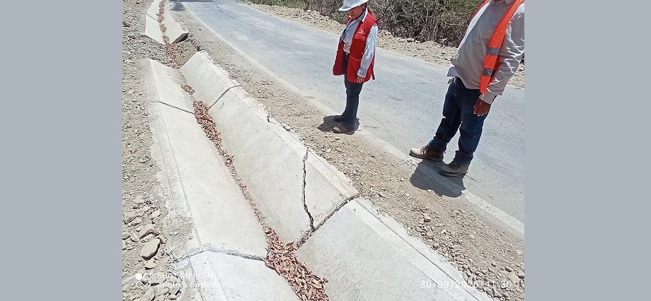 Piura: Contraloría alerta deficiencias en obra vial de Suyo