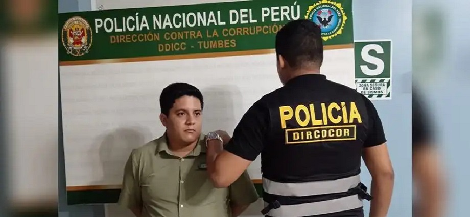 Por corrupción caen asesor del GR-Tumbes, su esposa y su trabajadora del hogar