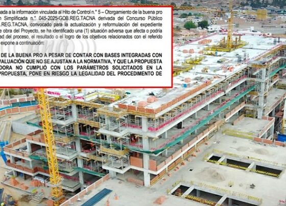 Se cae buena pro de Hospital Unanue de Tacna