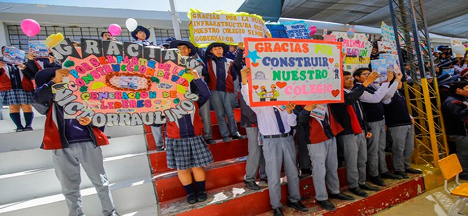 Contraloría alerta pagos irregulares y fallas críticas en construcción del colegio Víctor Raúl Haya de la Torre en Vítor