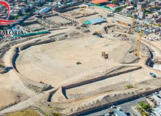 Contraloría informa que se entregaron adelantos irregulares por S/92 millones para el estadio de Ayacucho, que solo tiene 18% de avance