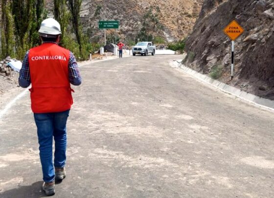 Contraloría General advierte deficiencias técnicas en asfaltado de la carretera Lloque – Matalaque