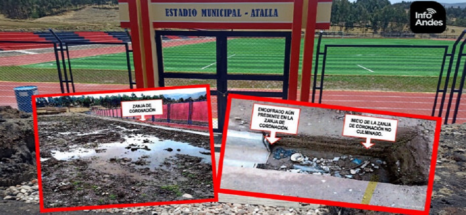 Contraloría: Pese a trabajos inconclusos, alcalde Ichpas recepcionó estadio ejecutado con más de 2.5 millones