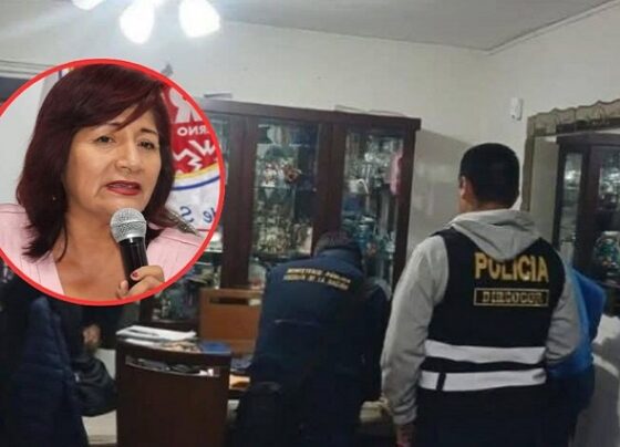 Fiscalía allana 11 inmuebles por contratos por más de S/300,000 a la empresa del “compadre” de la gobernadora de Lima