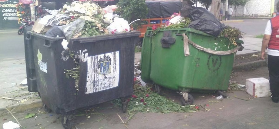 Más del 50% de los contenedores que tenía Trujillo quedaron inoperativos