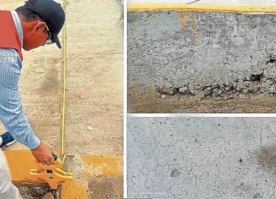 Una obra de S/ 35 millones presenta fisuras y grietas en Piura
