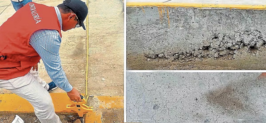 Una obra de S/ 35 millones presenta fisuras y grietas en Piura