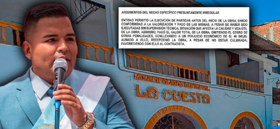 Contraloría: municipio de La Cuesta permitió pagos indebidos y omitió penalidades al contratista