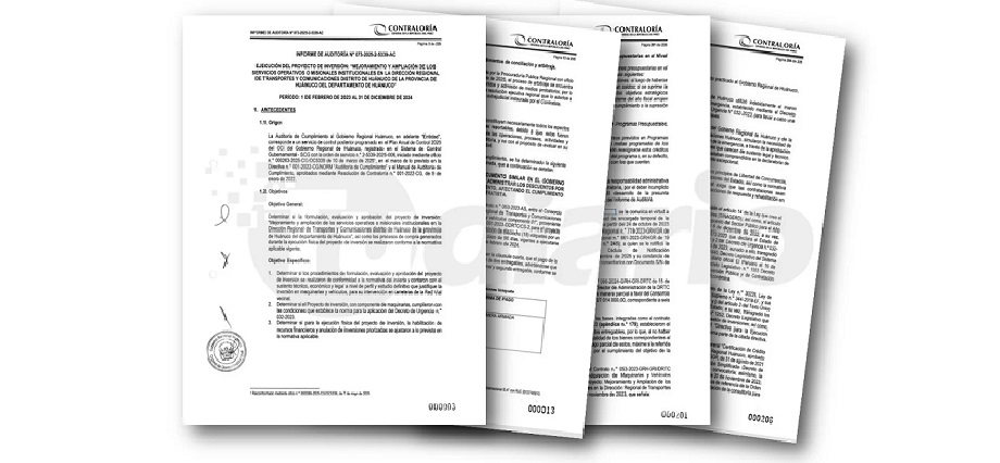 Contraloría ratifica hallazgo de irregularidades en compra de 9 volquetes para Transportes