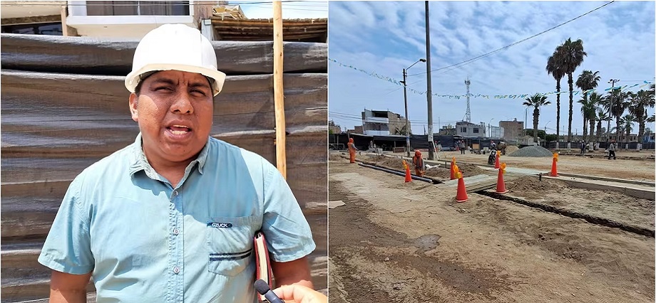 Chincha: regidor Loyola advierte ausencia de personal clave en obra de Sunampe