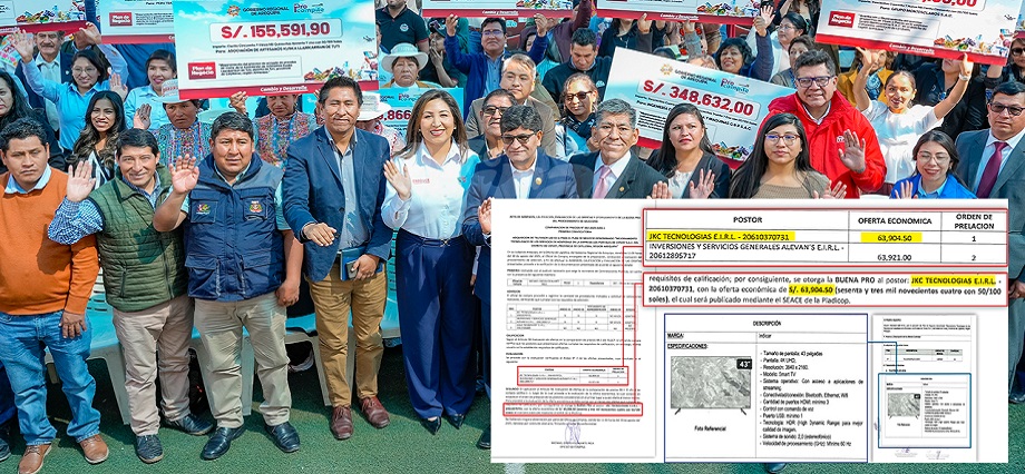 Consejo Regional detecta presunta sobrevaloración en compra de televisores de Procompite Arequipa