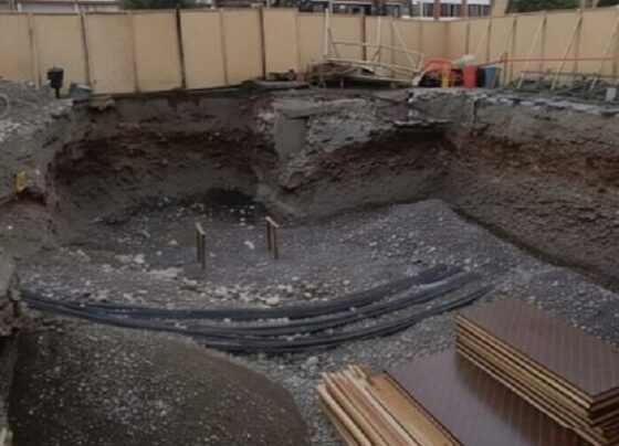 Obra de Plaza de la Constitución paralizada hace más de diez días