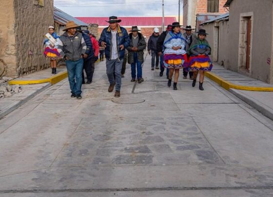 Alertan presuntas irregularidades en la obra de Calle Calvario en Caylloma, Arequipa