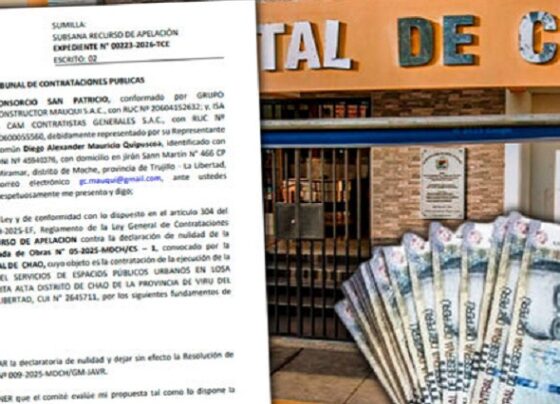 Apelan nuevamente ante el Tribunal cuestionada licitación de casi S/ 2 millones en municipio de Chao