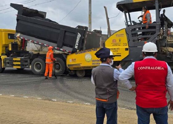 Contraloría alerta obra sin contrato en la Dirección Regional de Transportes
