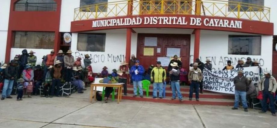 Contraloría detecta deficiencias en adquisición de maquinaria pesada en Cayarani