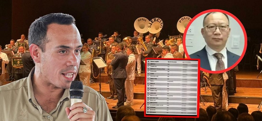 José Jerí invitó a 20 ciudadanos chinos y proveedores del Estado a concierto privado