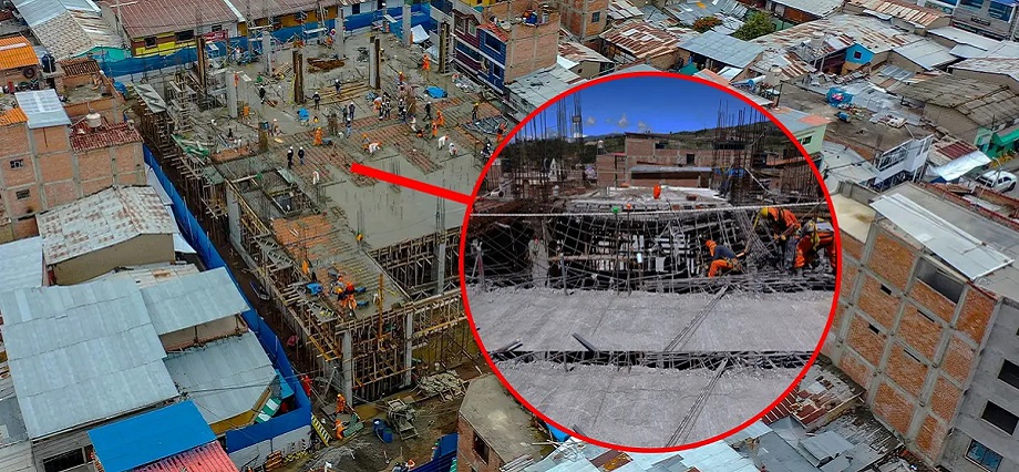 Ayacucho sur: Cae techo de mercado municipal de Puquio, obra de S/18 millones a meses de entregarse