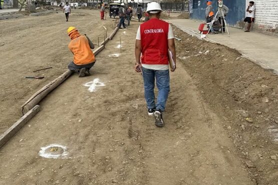Contraloría advierte que obra en avenida César Vallejo se ejecuta sin cumplir requisito de supervisión obligatoria