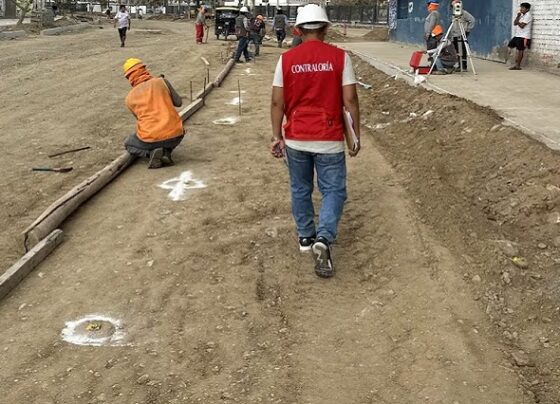 Contraloría advierte que obra en avenida César Vallejo se ejecuta sin cumplir requisito de supervisión obligatoria