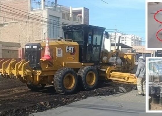 Chiclayo: alertan que asfalto defectuoso habría sido usado en obras de calles