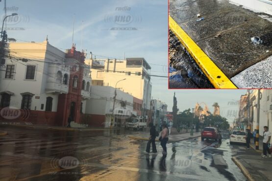 Desagüe revienta en pleno centro de Tacna