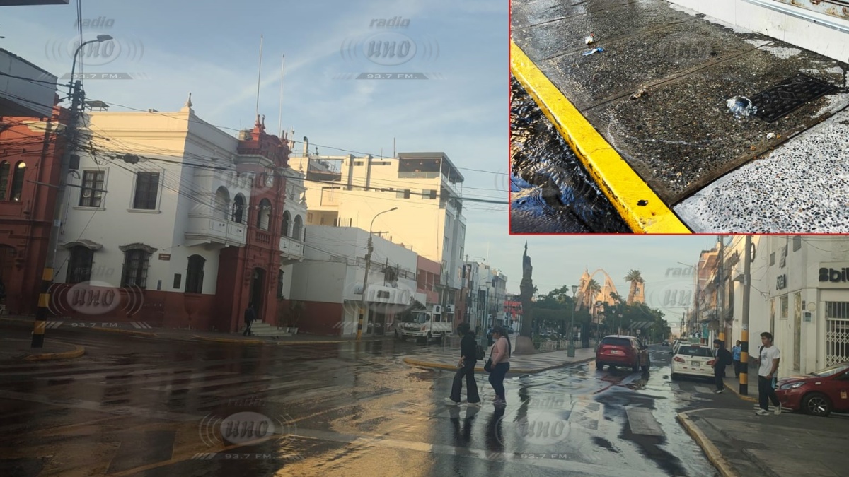 Desagüe revienta en pleno centro de Tacna