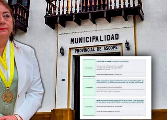 Empresa F y V Minería Contratista solo ha contratado con la gestión de María del Rosario Cortijo en Ascope