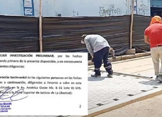 Fiscalía Anticorrupción Amplía Investigación en Caso Obra Calle San Pedro – Chepén