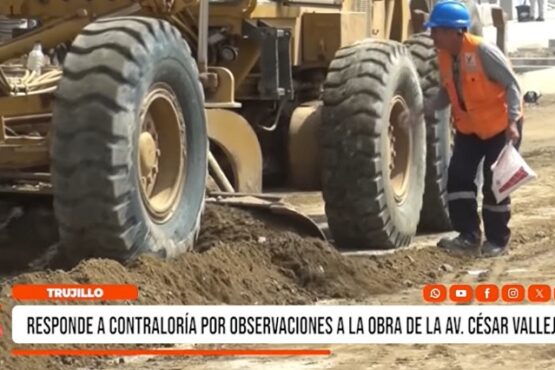 Trujillo: Contraloría observa obra en av. César Vallejo