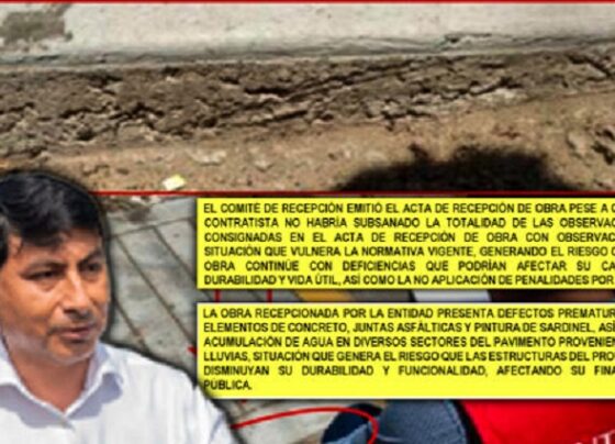 Municipio de Huanchaco recepcionó obra valorizada en casi S/ 9 millones sin que se subsanen todas las observaciones