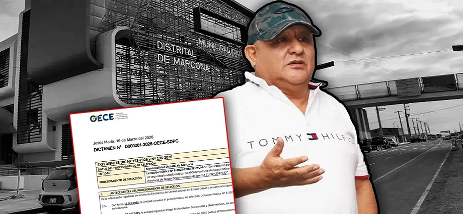 Ica: OECE ordena anular obra de 100 millones en Marcona por licitación grave y fraudulenta