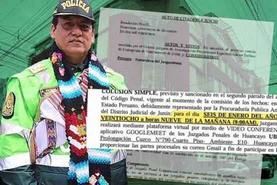 Alejandro Oviedo, exjefe de la DINI y la PNP en Junín, al banquillo por corrupción en la pandemia