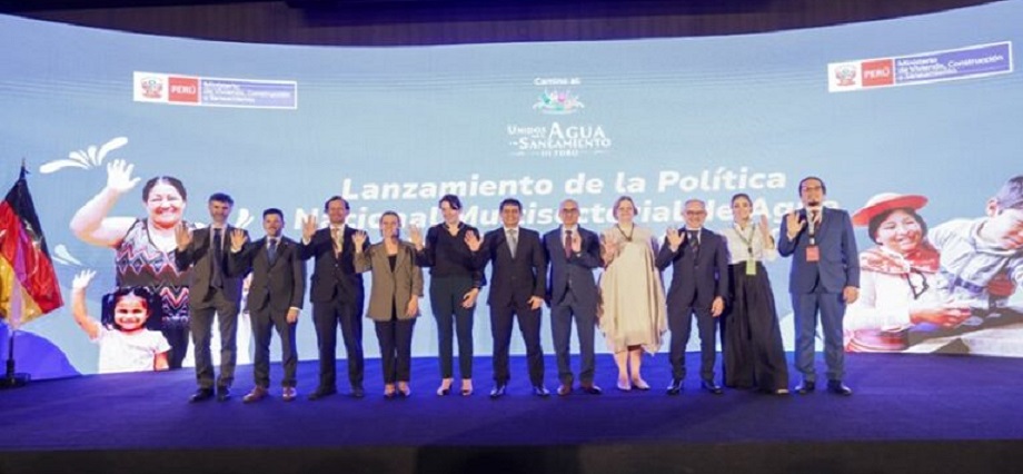 Ministerio de Vivienda lanza Política Nacional Multisectorial de Agua Potable y Saneamiento al 2050 para cerrar brechas en el país