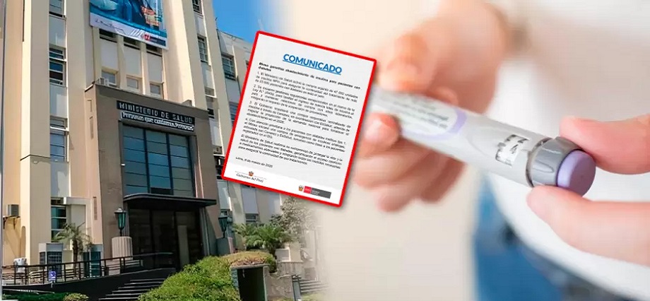 Minsa GARANTIZA abastecimiento de insulina para pacientes con diabetes tipo 1 y toma medidas urgentes