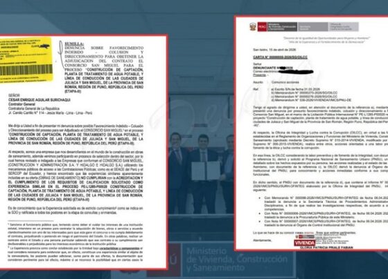 Denuncian presunto favorecimiento indebido en millonario proceso de obra en Juliaca