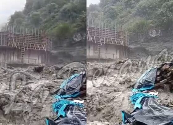 Sandia: obra del puente Chancharamani permanece abandonada y pone en riesgo a pobladores