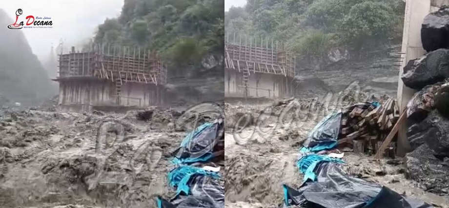 Sandia: obra del puente Chancharamani permanece abandonada y pone en riesgo a pobladores