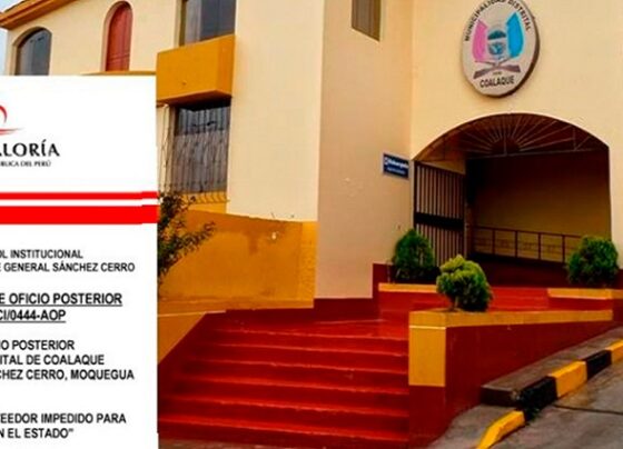 Contraloría detecta contratación irregular en municipio de Coalaque