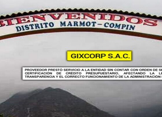 Contraloría detecta que Gixcorp brindó servicio sin orden ni respaldo presupuestal en municipio de Marmot