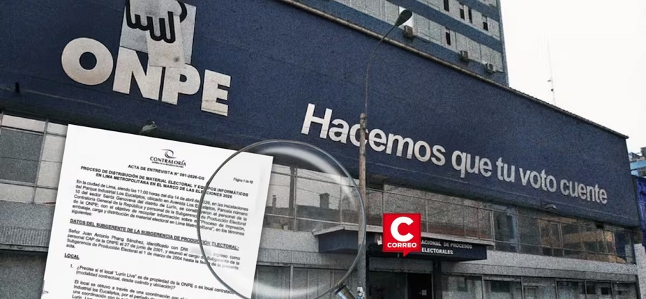 Contraloría revela que la ONPE sabía del riesgo de atraso en distribución electoral antes de los comicios