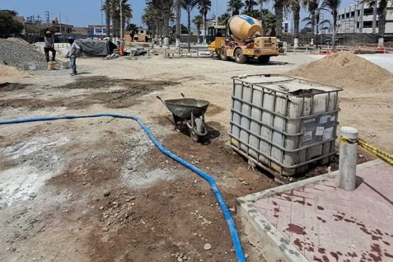 Chincha: se paraliza obra de la plaza de armas de Sunampe por falta de pagos