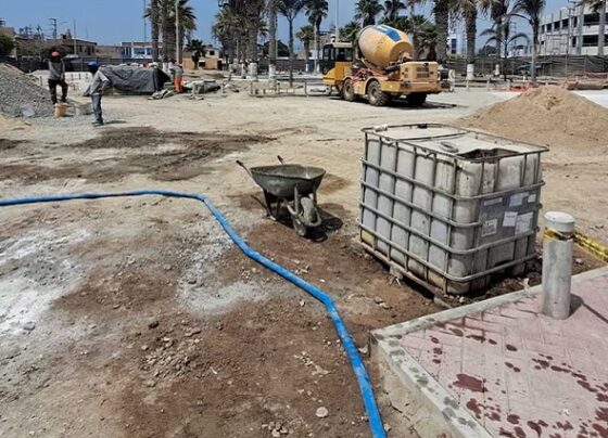 Chincha: se paraliza obra de la plaza de armas de Sunampe por falta de pagos