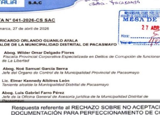 Ganador de Buena Pro No Firmó Contrato de Obra por Exigencia de Control Posterior