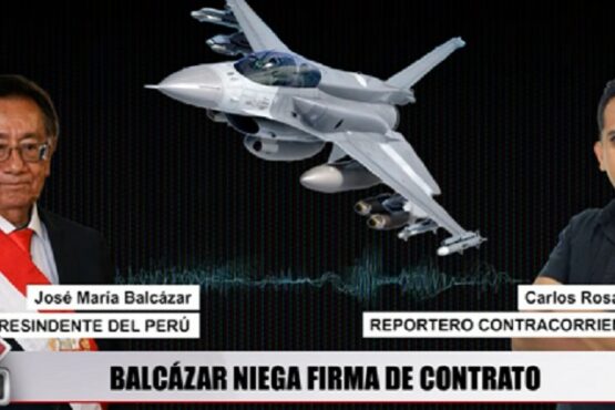 Balcázar ante firma de contrato para compra de aviones a EE.UU: “Debe ser algún convenio entre la empresa y los militares”