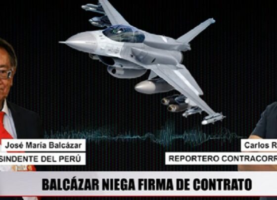 Balcázar ante firma de contrato para compra de aviones a EE.UU: “Debe ser algún convenio entre la empresa y los militares”